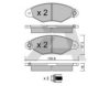 AISIN BPNI-1003 Brake Pad Set, disc brake